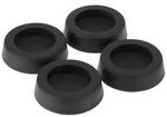 InLine 59909B Gummi-F&uuml;&szlig;e f&uuml;r PC Geh&auml;use 4er Pack schwarz
