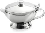 Weis Thermosauciere mit Griff aus Edelstahl in der Farbe Silber, Ma&szlig;e: 19,5cm x