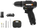 WORX WX121 Akku-Schlagbohrschrauber 12V &ndash; starke b&uuml;rstenloser Akkubohrschrauber