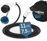 Ansmann Ladekabel Typ 2 mit 11 kW f&uuml;r Hybrid- & Elektroauto / Typ2 Auto-Ladekabel