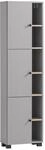Schildmeyer Lugo Hochschrank 157482, Platingrau/Wildeiche Dekor, 44,9 x 23,4 x...