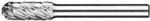 PFERD HM-Fr&auml;sstift, Walzenrundform WRC, Zahnung ALLROUND, Fr&auml;sstift-&oslash; 8mm,