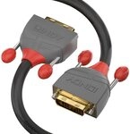 LINDY 36225 7.5m DVI-D Dual Link Kabel, Anthra Line Grau