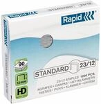 Rapid Heftklammern (23/12 mm, Standard, verzinkt) 1000 St&uuml;ck