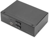 DIGITUS Displayport KVM-Switch &ndash; 2-Port Single-Display &ndash; 2 PC 1 Monitor &ndash;...