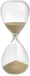 TFA Dostmann Sanduhr 15 Minuten, 18.6009.53.90, aus Glas, goldfarbenen Sand,