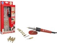 Pebaro 0261 Brandmal Set, Brandkolben, 9 Brennstempel, 9 Brennspitzen,...