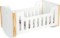 small Foot Puppenwiege aus Holz mit Bettw&auml;sche &ndash; skandinavisches Puppenbett