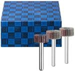 PFERD F&auml;cherschleifer-Set F, 3-tlg. | Korund &Oslash;20x10mm Schaft-&oslash; 6mm A60, 80, 120 
