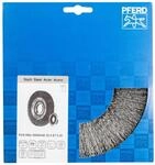 PFERD POS Rundb&uuml;rste breit ungezopft RBU | &Oslash; 200x25xvariable Bohrung...