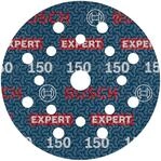 Bosch 50x EXPERT O780 Folienschleifscheibe, 125 mm (f&uuml;r Hartholz, Farbe auf...