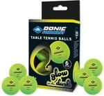 Donic-Schildkr&ouml;t Tischtennisb&auml;lle Glow in the Dark, 6 B&auml;lle f&uuml;r das Spiel...