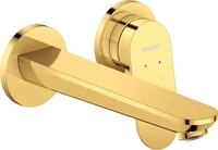 Duravit Wave Waschtischarmatur, Unterputz, Wasserhahn Bad, Armatur Waschbecken, Gold