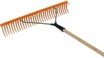 Siena Garden KS-Rasenrechen mit 32 gebogenen Zinken, 64cm