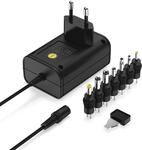 ANSMANN APS 1000 Netzteil 12V - Netzstecker bis max. 1000mA (mit 7 universal...