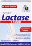 Avitale Lactase 14000 FCC, hochdosiert, im praktischen Spender, 80 St&uuml;ck | Zur