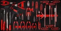 KS TOOLS T-Griff-Winkelstiftschl&uuml;ssel-/ Zangen-Satz in Einlage, 24-tlg