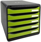 Exacompta 3097225D Premium Ablagebox mit 5 Schubladen f&uuml;r DIN A4+ Dokumente.