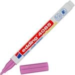 edding 4085 Kreidemarker - pink-metallic - 1 Kreidestift - Rundspitze 1-2 mm -