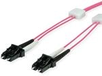 EasyLan LWL-LED-Patchkabel duplex 50/125&micro;m OM4, LC/LC, violett, 1 m