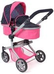 Bayer Chic 2000&reg; 2in1 Puppenwagen Mika &ndash; Konfetti Pink &ndash; faltbar &ndash;