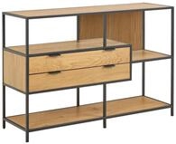 AC Design Furniture J&ouml;rn Regal, Korpus und Gestell matt schwarz rau