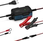 ANSMANN Intelligentes 5-Stufen Ladeger&auml;t 6V 12V / 1A mit LED-Anzeige f&uuml;r