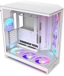 NZXT H9 Flow RGB+ - Dual-Kammer ATX PC-Geh&auml;use - Wei&szlig;