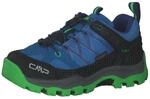 CMP Kids Rigel Low Trekking Shoes Wp Unisex Kinder Trekking-Schuhe, Blau Grau Gr&uuml;n