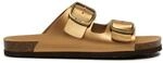 Scholl Jackie, Sandali Donna, 2 cinturini, Bronzo, 39 EU