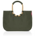reisenthel loopshopper L forest gold &ndash; Stabile Tasche mit praktischen F&auml;chern aus
