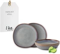 like. by Villeroy & Boch Lave beige Tafelset 4tlg