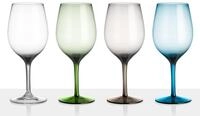 Brunner 0830184C.C9N Elegante Bruchgl&auml;ser Set 4 St&uuml;ck, Welle & Jazz Wineglass, 60