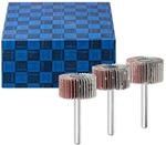 PFERD F&auml;cherschleifer-Set F, 3-tlg. | Korund &Oslash;30x15mm Schaft-&oslash; 6mm A60, 80, 120 