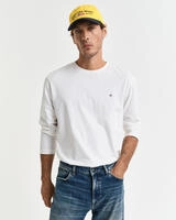 Gant Herren Reg Shield Ls T-Shirt T-Shirt