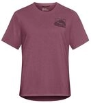 Jack Wolfskin Damen Vonnan Graphic W T-Shirt, Ridge Leaf Raisin, XL EU