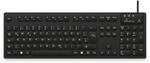 MediaRange Hygiene Tastatur Funk QWERTZ (DE/AT) Vollformat Schwarz |...