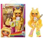 Rainbow High Junior High Rock Band - Sunny, Gelb - 23 cm Modepuppe mit Gitarre,