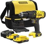 Stanley FatMax V20 Akku-Schlagbohrschrauber SFMCD711DSA (18V, max. Drehmoment 50 Nm,