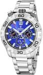 Festina Herrenuhr Chronograph aus Edelstahl 316L | Quarzuhr, Kalender,