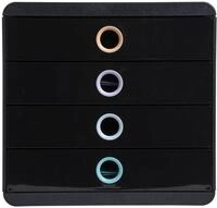 Exacompta 314496D Premium Ablagebox Aquarel mit 4 Schubladen f&uuml;r DIN A+ Dokumente.