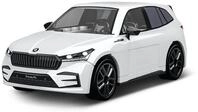 Skoda Enyaq RS, 12.5 cm x 6.5 cm x 5 cm, White
