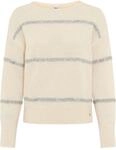 BRAX Damen Style.Lisa Lightweight Alpaca Sequins Stripe Pullover