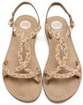 GIOSEPPO Wenham, flache Sandalen f&uuml;r M&auml;dchen, Taupe, 38 EU