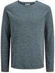 JACK & JONES Herren Strickpullover Rundhals Basic Langarm Sweater Baumwolle...