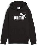 Puma Jungen ESS No. 1 Logo Hoodie FL B Kapuzenpullis, Puma Black,