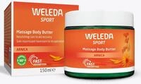 WELEDA Bio Sport Massage Body Butter Arnika &ndash; Unisex Naturkosmetik K&ouml;rperpflege