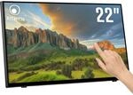 Atlantis Touch-Monitor 22 Zoll Full HD mit 10-Punkt-Touch, Glas 7H | 1920x1080