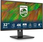 Philips 32B1N3800-32 Zoll UHD Monitor,h&ouml;henverstellbar, Lautsprecher...