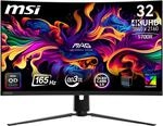 MSI MAG 321CUPDE QD-OLED 32 Zoll UHD Curved Gaming Monitor - 1700R, 3840 x 2160